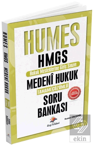 HUMES HMGS Medeni Hukuk Soru Bankası Çözümlü