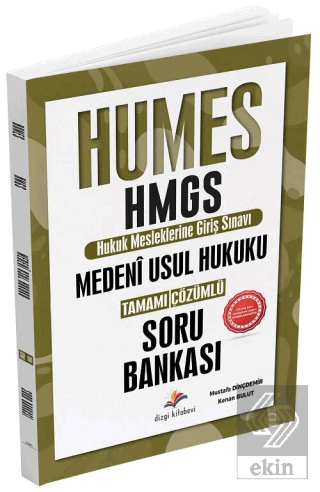 HUMES HMGS Medeni Usul Hukuku Soru Bankası Çözümlü