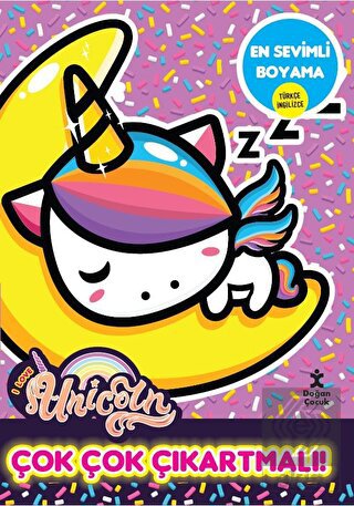 I Love Unicorn En Sevimli Boyama - Çok Çok Çıkartm