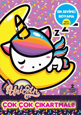 I Love Unicorn En Sevimli Boyama - Çok Çok Çıkartm