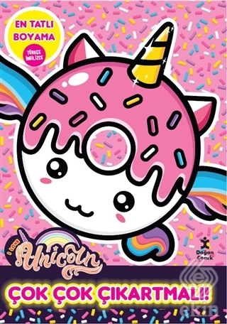 I Love Unicorn En Tatlı Boyama - Çok Çok Çıkartmal