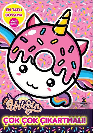 I Love Unicorn En Tatlı Boyama - Çok Çok Çıkartmal
