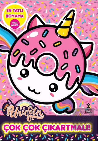 I Love Unicorn En Tatlı Boyama - Çok Çok Çıkartmal