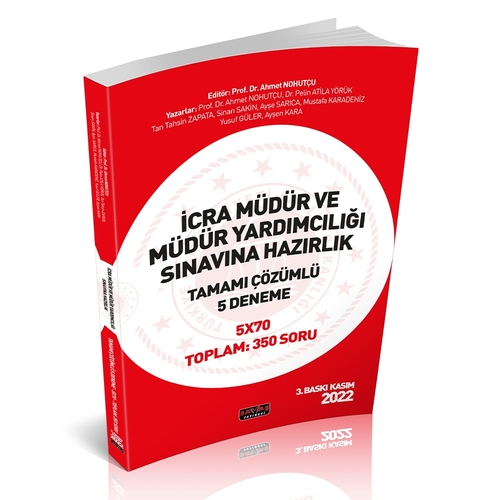 İcra Müdür ve Müdür Yardımcılığı Sınavına Hazırlık Tamamı Çözümlü 5 De