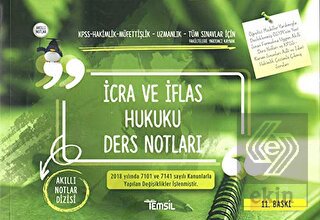 İcra ve İflas Hukuku Ders Notları