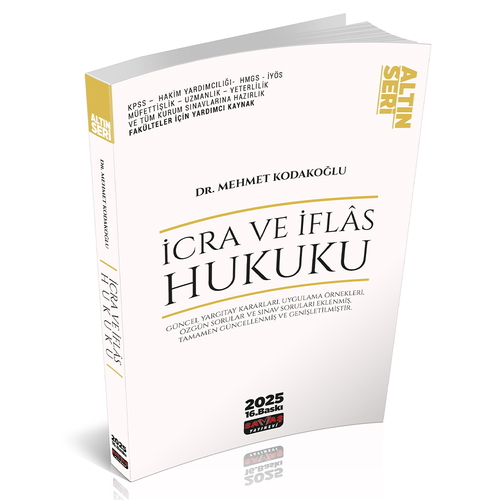 İcra ve İflas Hukuku Konu Anlatımı Altın Seri
