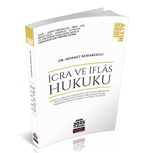 İcra ve İflas Hukuku Konu Anlatımı Altın Seri