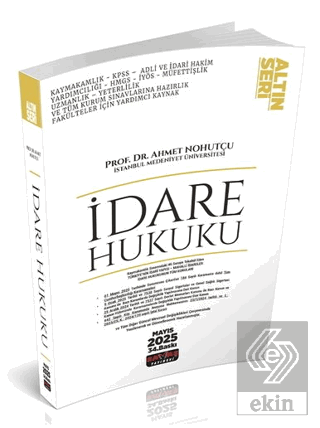 İdare Hukuku Konu Anlatımı Altın Seri