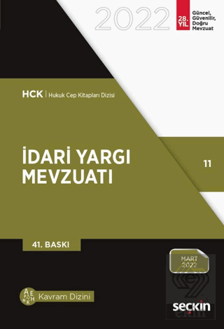İdari Yargı Mevzuatı 2022