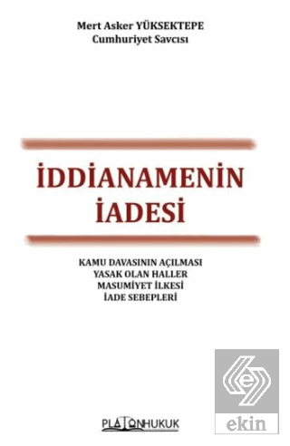 İddianamenin İadesi