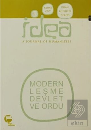 İdea Cilt: 1 Sayı: 1 İnsan Bilimleri Dergisi / A J