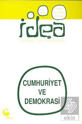İdea Sayı: 2 Cilt: 2 İnsan Bilimleri Dergisi / A J