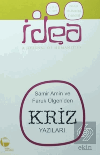 İdea Sayı Cilt:1 Sayı: 2 İnsan Bilimleri Dergisi /