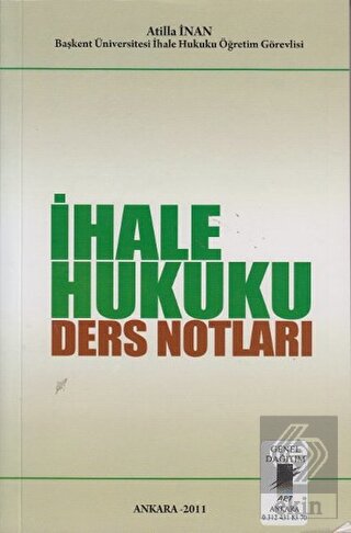 İhale Hukuku Ders Notları