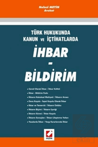İhbar – Bildirim