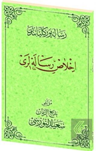 İhlas Risaleleri Osmanlıca
