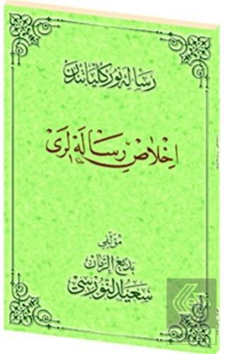 İhlas Risaleleri Osmanlıca
