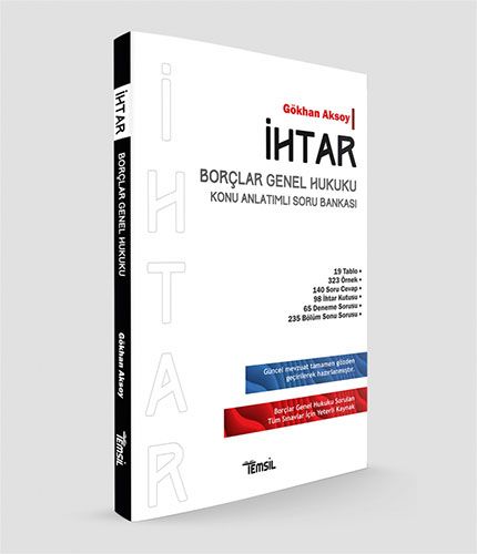 İhtar Borçlar Genel Hukuku Konu Anlatımlı Soru Bankası