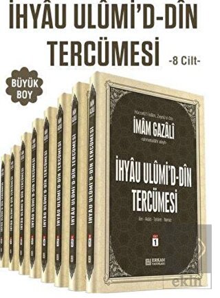 İhya-u Ulumid\'d-Din Tercümesi Büyük Boy (8 Cilt Ta