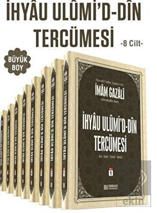 İhya-u Ulumid\'d-Din Tercümesi Büyük Boy (8 Cilt Ta