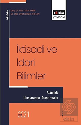 İktisadi ve İdari Bilimler Alanında Uluslararası A
