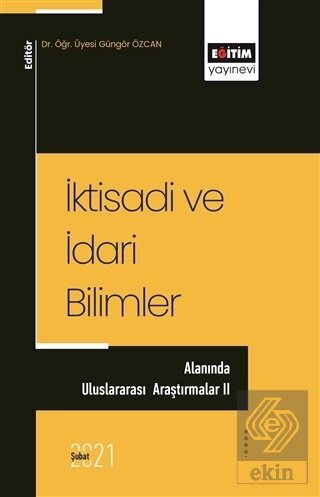 İktisadi ve İdari Bilimler - Alanında Uluslararası