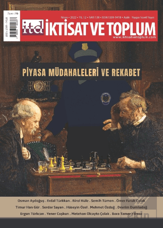İktisat ve Toplum Dergisi 138. Sayı: Piyasa Müdahaleleri Ve Rekabet