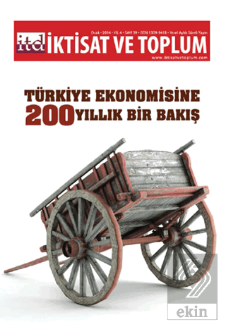 İktisat ve Toplum Dergisi Sayı: 39