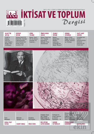 İktisat ve Toplum Dergisi Sayı: 5