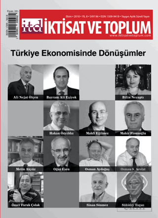 İktisat ve Toplum Dergisi Sayı: 96 Ekim 2018