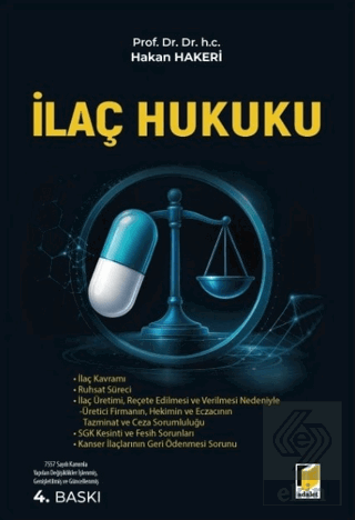 İlaç Hukuku Hakan Hakeri Adalet Yayınevi Satın Al - ekinkitap.com