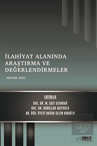 İlahiyat Alanında Araştırma ve Değerlendirmeler - 