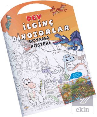 İlginç Dinozorlar Dev Boyama Posteri