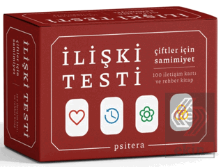 İlişki Testi - Çiftler için Samimiyet Zeynep Güler Psitera Satın Al - 