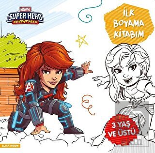 İlk Boyama Kitabım Black Widow - Marvel Super Hero