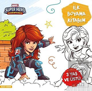 İlk Boyama Kitabım Black Widow - Marvel Super Hero
