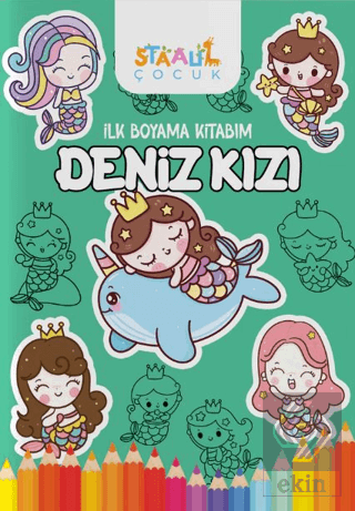İlk Boyama Kitabım - Deniz Kızı