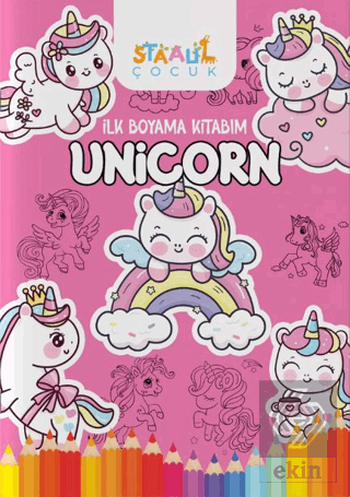 İlk Boyama Kitabım - Unicorn