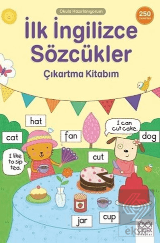 İlk İngilizce Sözcükler Çıkartma Kitabım - Okula H