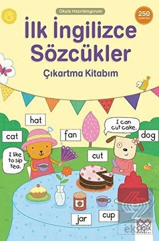 İlk İngilizce Sözcükler Çıkartma Kitabım - Okula H