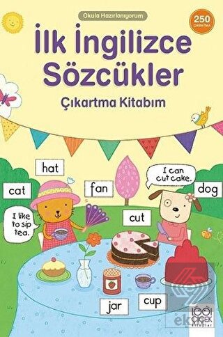 İlk İngilizce Sözcükler Çıkartma Kitabım - Okula H