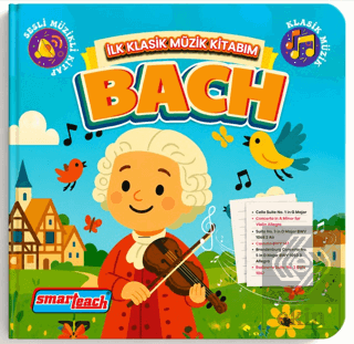 İlk Klasik Müzik Kitabım Bach – Sesli Kitap Kolektif SMARTEACH Satın A
