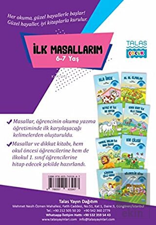 İlk Masallarım ( 8 Kitap Set )