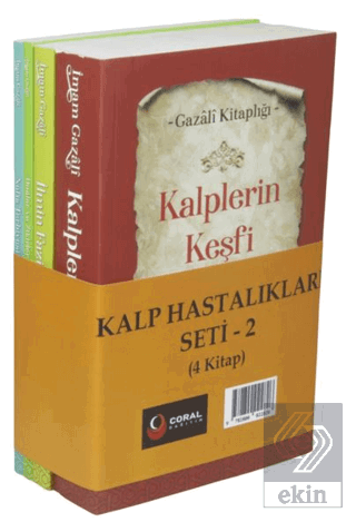 İmam Gazali - Kalp Hastalıkları Seti 2 (4 Kitap) İmam Gazali Coral Dağ