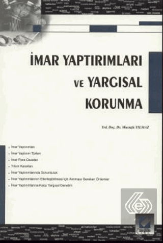 İmar Yaptırımları ve Yargısal Korunma