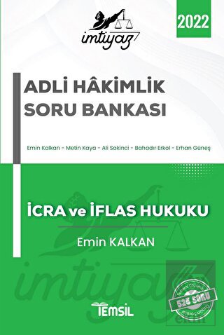 İmtiyaz Adli Hakimlik Çalışma Kitabı - İcra ve İfl