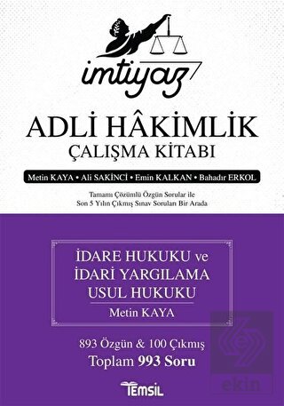 İmtiyaz - Adli Hakimlik Çalışma Kitabı