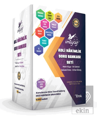 İmtiyaz Adli Hakimlik Soru Bankası Seti