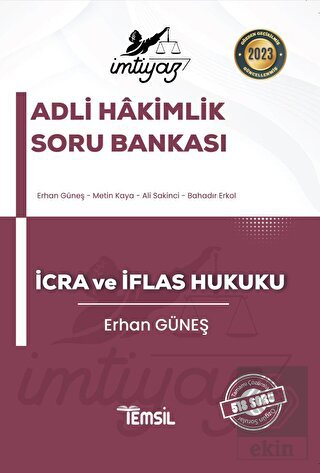 İmtiyaz Adli-İdari Hakimlik İcra ve İflas Hukuku S