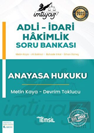 İmtiyaz Anayasa Hukuku Soru Bankası